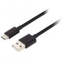 グリーンハウス GH-UCSCAB2-BK USB2.0 ケーブル Type-C - Type-A 2m ブラック