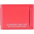 ケンコー ASSD4RD SDメモリーカードケースAS 4枚収納 レッド