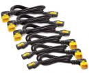 シュナイダーエレクトリック(旧APC) AP8704R-WW Power Cord Kit (6 ea) Locking C13 to C14 (90 Degree) 1.2m