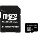 Silicon Power(シリコンパワー) SP008GBSTH004V10 microSDHCカード 8GB (Class4) 永久保証 (SDHCアダプター付)