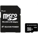Silicon Power(シリコンパワー) SP008GBSTH004V10 microSDHCカード 8GB (Class4) 　5年保証 (SDHCアダプター付)
