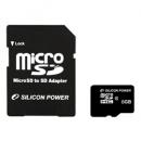Silicon Power(シリコンパワー) SP008GBSTH010V10SP microSDHCカード 8GB (Class10) 　5年保証 (SDHCアダプター付)