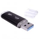 Silicon Power(シリコンパワー) SP064GBUF3B02V1K USB3.1フラッシュメモリ Blaze B02 Series 64GB ブラック キャップ ストラップホール付き　5年保証