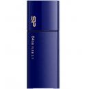 Silicon Power(シリコンパワー) SP064GBUF3B05V1D USB3.0フラッシュメモリ Blaze B05 Series 64GB ネイビー スライド式　5年保証