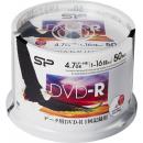 Silicon Power(シリコンパワー) SPDR47PWC50S データ用DVD-R 1-16倍速記録対応 インクジェットプリンタ対応 50枚スピンドル