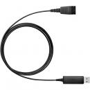 Jabra 230-09 QDヘッドセットをPC/USBに接続する変換ケーブル「Jabra LINK 230」