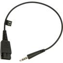 Jabra 8800-00-99 3.5mmミニプラグ変換ケーブル「Jabra LINK 3.5mm to QD」