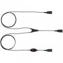 Jabra 8800-02-01 研修用にQDヘッドセットを2つ接続する分岐ケーブル「Jabra モニタリングYコード」