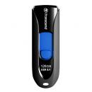 Transcend TS128GJF790K USBメモリー USB3.1(Gen1)/USB3.0対応 スライド式 128GB ブラック