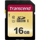 Transcend TS16GSDC500S 16GB UHS-I U1 SDHC Card (MLC)