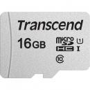 Transcend TS16GUSD300S 16GB UHS-I U1 microSDHC Card w/o Adapter (TLC)