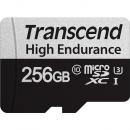Transcend TS256GUSD350V 高耐久 microSDXC Class10 UHS-I U3 256GB (SDカード変換アダプタ付き)