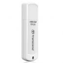 Transcend TS32GJF370 USBメモリー USB2.0 キャップ式 32GB ホワイト