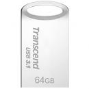 Transcend TS32GJF710S USBメモリー USB3.1(Gen1) 超小型タイプ 32GB シルバー