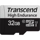 Transcend TS32GUSD350V 32GB microSDHC w/ adapter U1 High Endurance 350V