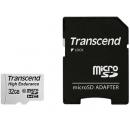 Transcend TS32GUSDHC10V 高耐久 microSDHCカード Class10 UHS-I U1 MLC搭載 32GB (SDカード変換アダプタ付き)