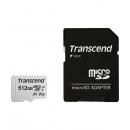 Transcend TS512GUSD300S-A microSDXCカード Class10 UHS-I U3 V30 A1 512GB (SDカード変換アダプタ付き)