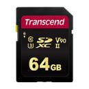 Transcend TS64GSDC700S SDXCカード Class10 UHS-II U3 V90 64GB