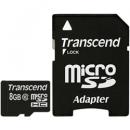 Transcend TS8GUSDHC10 microSDHCカード Class10 8GB (SDカード変換アダプタ付き)