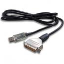 LINEEYE SI-UR-DB2518 USBシリアル変換ケーブル D-sub25ピン(オス) 1.8m