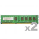 ADTEC ADS12800D-4GW DDR3-1600 240pin UDIMM 4GB×2枚