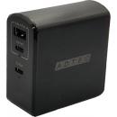 ADTEC APD-A105AC2-BK Power Delivery対応 GaN AC充電器/105W/USB Type-A 1ポート Type-C 2ポート/ブラック