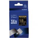 brother TZe-344 【ブラザー純正】ピータッチ ラミネートテープ TZe-344 幅18mm (金文字/黒)