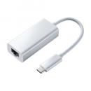 サンワサプライ USB-CVLAN2WN 有線LANアダプタ（USB Type-C - LAN変換・Gigabit対応・ホワイト）