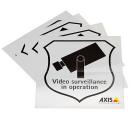 アクシス 5502-821 SURVEILLANCE STICKER ENG 50PCS