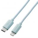 ELECOM U2C-APCL10BU USB-C to Lightningケーブル/1.0m/ブルー