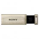 Sony USM16GQX N USB3.0対応 ノックスライド式高速（200MB/s）USBメモリー 16GB ゴールド キャップレス