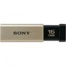 Sony USM16GT N USB3.0対応 ノックスライド式高速USBメモリー 16GB キャップレス ゴールド