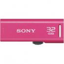 Sony USM32GR P USB2.0対応 スライドアップ式USBメモリー ポケットビット 32GB ピンク キャップレス