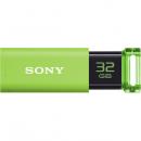 Sony USM32GU G USB3.0対応 ノックスライド式USBメモリー ポケットビット 32GB グリーン キャップレス
