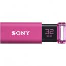 Sony USM32GU P USB3.0対応 ノックスライド式USBメモリー ポケットビット 32GB ピンク キャップレス