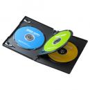 サンワサプライ DVD-TN3-03BKN DVDトールケース（3枚収納・3枚セット・ブラック）