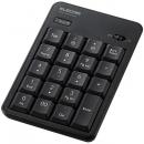 ELECOM TK-TBM023SKBK テンキーパッド/Bluetooth/静音設計/抗菌/ブラック