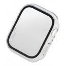 ELECOM AW-21AFCGCCR Apple Watch series7 45mm用フルカバーケース/プレミアムガラス/セラミックコート/クリア