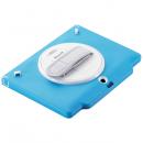 ELECOM TB-WDLV01SCHVBU IdeaPad D330対応シリコンケース/ハンドベルト付/スタンド付/キーボード対応/ブルー
