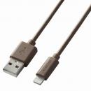 ELECOM MPA-UALI10DB USB-A to Lightningケーブル/インテリアカラー/1.0m/ダークブラウン