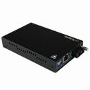 StarTech.com ET91000SC2 ギガビットイーサネット光メディアコンバータ マルチモード対応