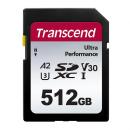 Transcend TS512GSDC340S SDXCカード UHS-I U3 V30 A2 512GB