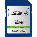 グリーンハウス GH-SDC-D2G SDカード クラス4 2GB