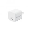 ELECOM MPA-ACCP28WH AC充電器/USB充電器/USB Power Delivery準拠/20W/USB-C1ポート/固定プラグ/ホワイト