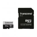 Transcend TS64GUSD340S microSDXC Class10 UHS-I U3 V30 A2 64GB (SDカード変換アダプタ付き)