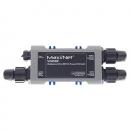 ハイテクインター 172-VG-018 防水モデル LANケーブル用 PoE++（60W）リピータスイッチ MaxiiNet Vi3003WP