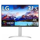 LG 32UP550N-W 液晶ディスプレイ 31.5型/3840×2160/HDMI、DisplayPort、USB Type-C/ホワイト/スピーカー：あり/VAパネル/フリッカーセーフ/PD 90W/ブルーライト低減/3年保証