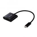 ELECOM MPA-CHDMIPD015B 映像変換アダプター/USB Type-C to HDMI/ミラーリング対応/給電ポート付き/60Hz/0.15m/ブラック