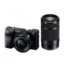 Sony ILCE-6400Y/B デジタル一眼カメラ α6400 ダブルズームレンズキット ブラック