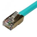 エイム電子 C5EX-STP-LB-50 カテゴリ5e STPケーブル 単線 クロス 薄青 50m